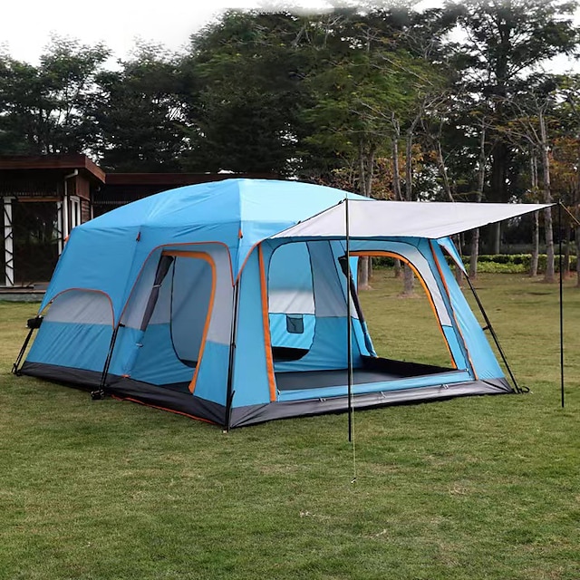 3-4 Person Camping Tent Family Tent Outdoor Windproof Upf50+ Rain 