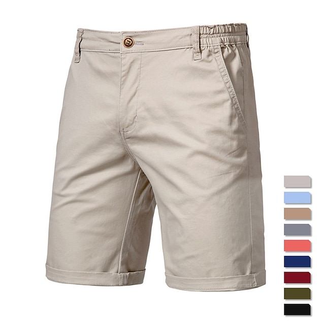  Men's Breathable With Pockets Soft Golf Shorts Shorts Bottoms Regular Fit Summer Solid Color Golf Outdoor