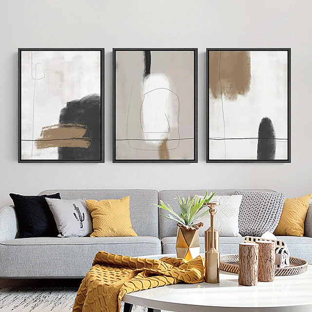 Hand Painted Art Oil Painting Abstract on Canvas Picture Modern Nordic Simple Line For Living Room Home Decoration Unframed 7