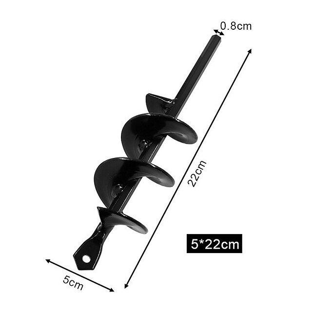Auger Drill Bit Garden Spiral Hole Drill,Easy Planter Bulb & Bedding