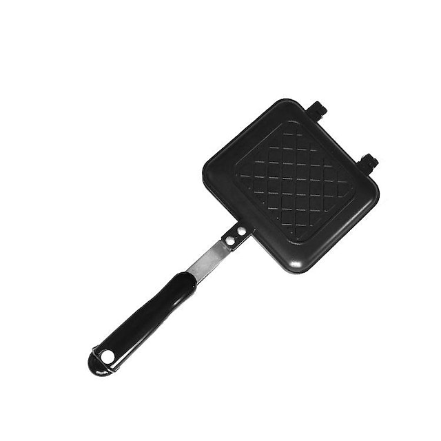  Upgrade Your Kitchen with this 1pc Single-sided Sandwich Pan - Grill Frying Pan with Anti Scalding Handles & Non Stick Toast Pan!