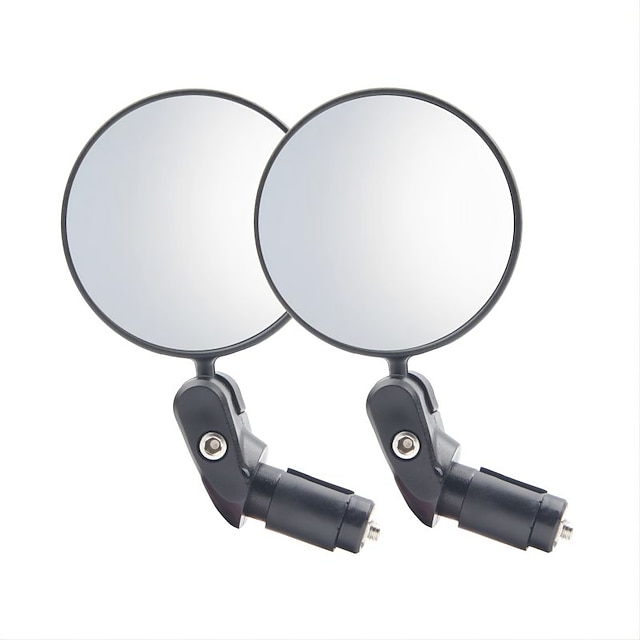  Boost Your Cycling Safety: 2pcs Bike Mirrors For Handlebars - Perfect Rear View Mirrors For Mountain & Road Bikes!