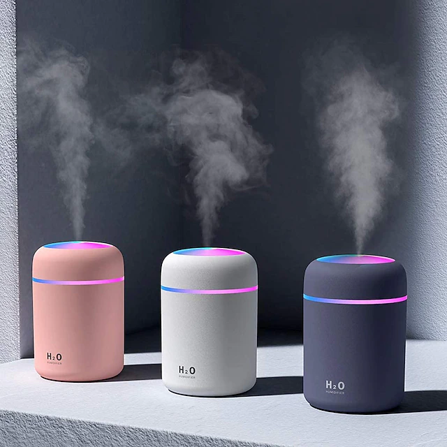 300ml H2O Air Humidifier Portable Mini USB Aroma Diffuser With Cool Mist For Bedroom Home Car Plants Purifier Humificador 11