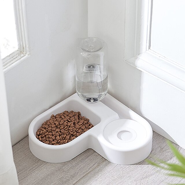 Pet Bowl Saves Space And Reduces Flipping Wet Mouthed Cat Bowl Pet