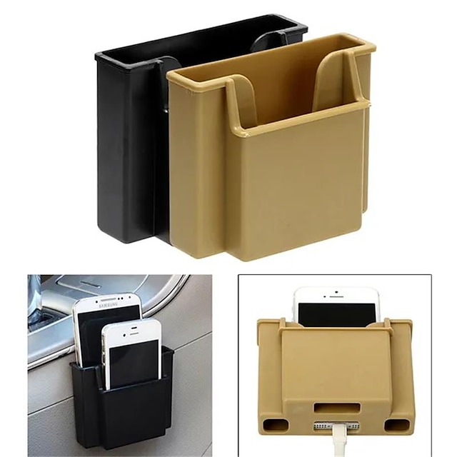  Universal Pocket Mobile Holder Organizer Phone Charge Box Car Seat Bag Storage
