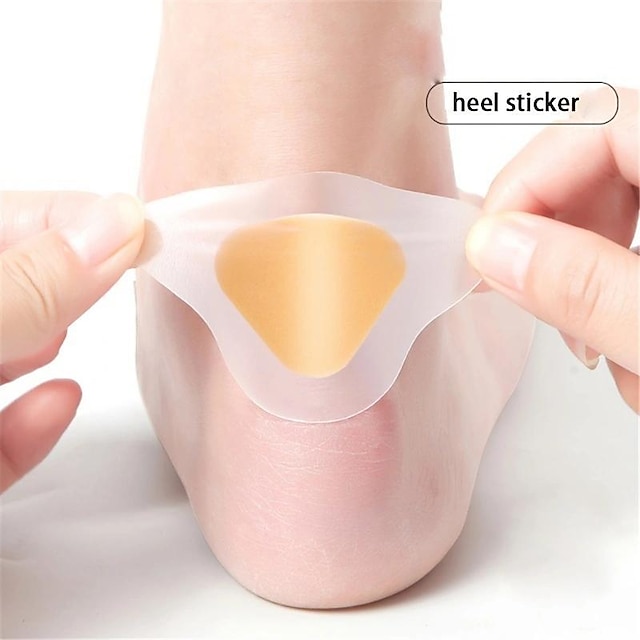  40pcs Gel Heel Protectors Adhesive Blister Pads for Heel Liners Shoes Stickers Pain Relief & Foot Care Cushion Grip