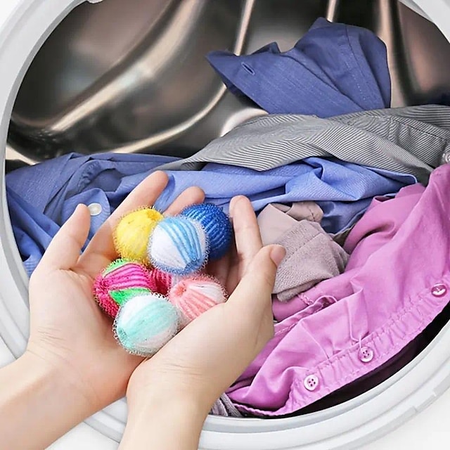  6 τμχ αφαίρεσης τρίχας κατοικίδιων για πλύσιμο ρούχων, αποτριχωτή κατοικίδιων ζώων, αφαίρεση χνούδι για πλυντήριο ρούχων