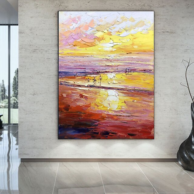 Oil painting handpainted Mural Art Abstract Knife Painting Landscape