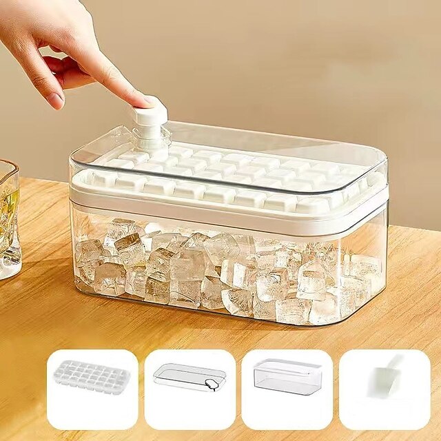 New Silicone Pressing Ice Block Mold Ice Grid Ice Box Household Food