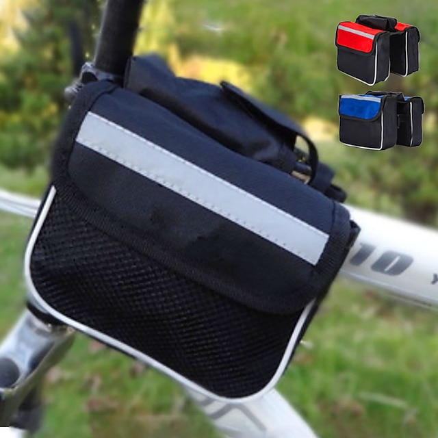 Bike Saddle Bag Waterproof Portable Cycling Bike Bag Nylon Bicycle Bag