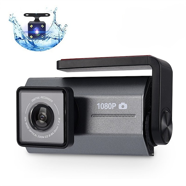  1080p Nouveau design / Full HD / Surveillance à 360 ° DVR de voiture 120 Degrés Grand angle 3 pouce LCD Dash Cam avec Vision nocturne / Détection de Mouvement / Enregistrement en Boucle Enregistreur