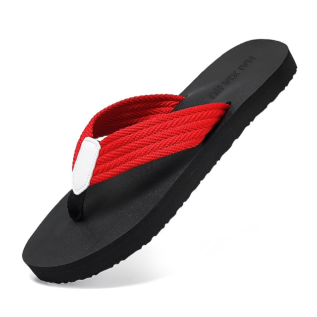  Voor heren Pantoffels en slippers Slippers Mode sandalen Slippers Strand slippers Casual Strandstijl Dagelijks EVA Ademend Leegloper Zwart Rood Grijs Zomer Lente