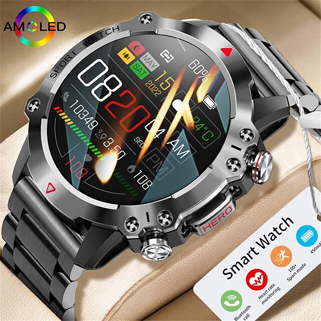 2023 LV02 Fancy Smart Watch Strap Men Music Play HD Screen Sport