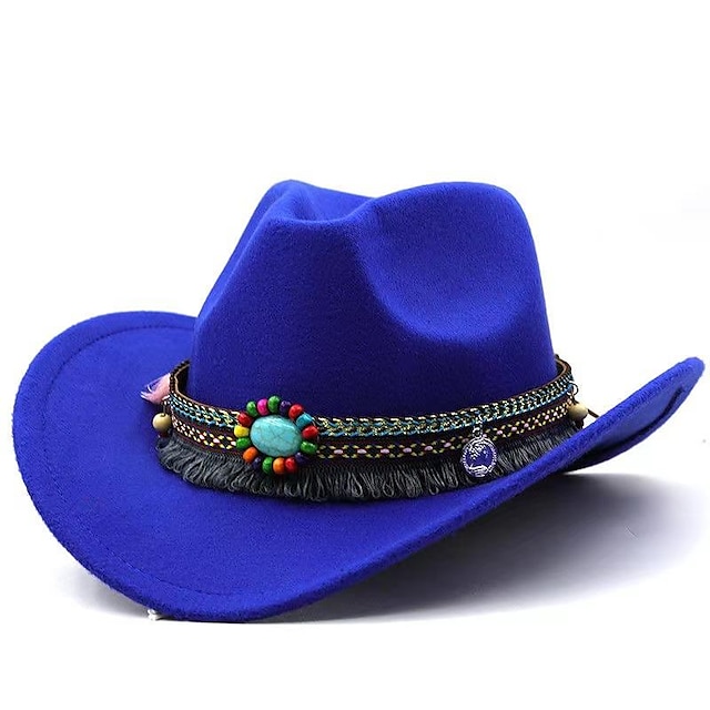 Wide Brim Western Cowboy Hats Belt Buckle Panama Hat Ameirican 18th ...