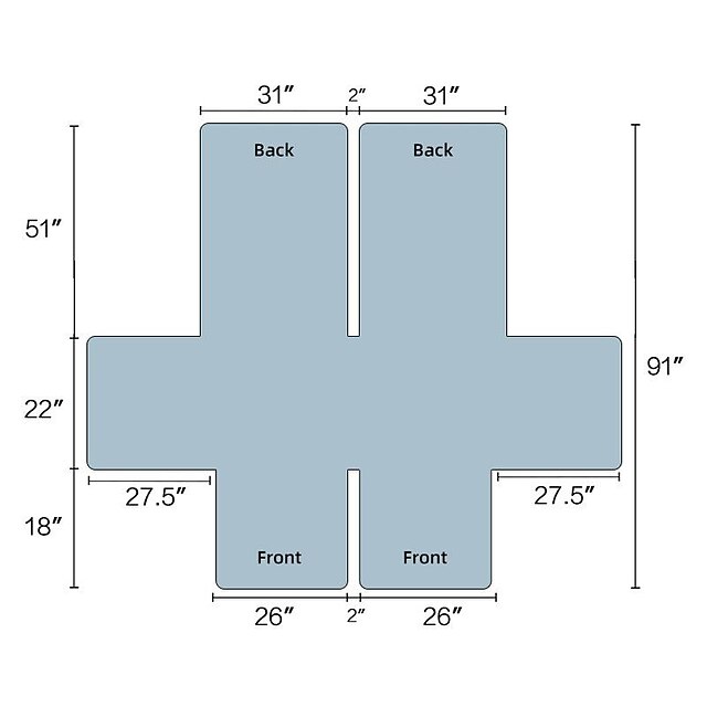 Loveseat Reclining Couch Covers NonSlip Pet Cover for 2 Seat Reclining