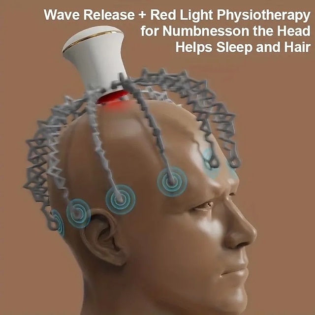  2023 nový masážní přístroj na hlavu chobotnice elektrický masážní přístroj na hlavu s drápovým nástrojem pro hlubokou relaxaci škrabadlo na hlavu chobotnice