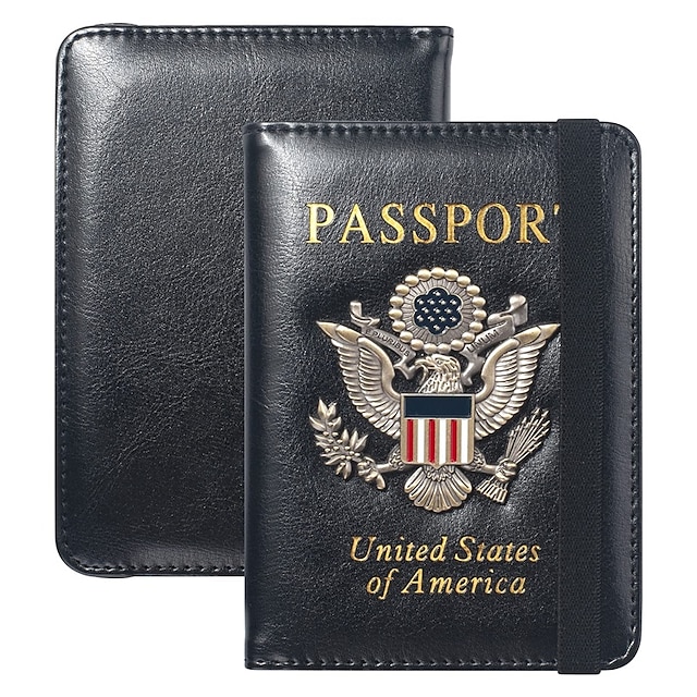 Passport Holder Cover Case Passport Cards Protector Travel Cover Wallet ...