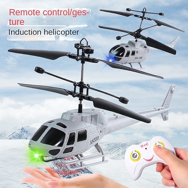  jousitus rc-helikopteri pudotuksenkestävä induktiojousitus lentokonelelut lasten lelu lahja lapselle