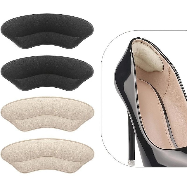  2 Pairs Heel Grips Liner Cushions Inserts For Loose Shoes Heel Pads Snugs For Shoe Too Big Men Women Filler Improved Shoe Fit And Comfort Prevent Heel Slip And Blister