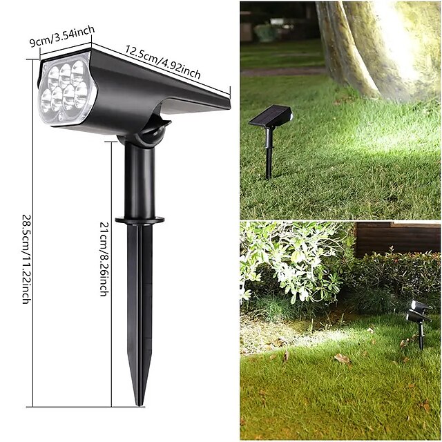 Solar Dual-use Tree Light Outdoor Super Bright Waterproof Spotlight ...