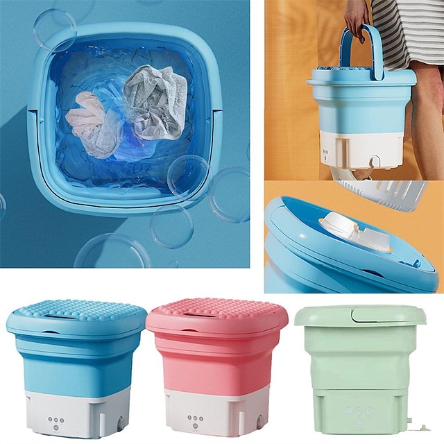  4.5L Portable Folding Washing Machine Perfect For Underwear Socks And Baby Clothes
