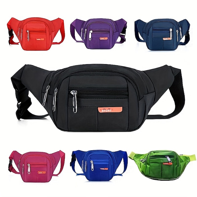  Outdoor Waist Bag for Hiking and Running - Lightweight and Adjustable
