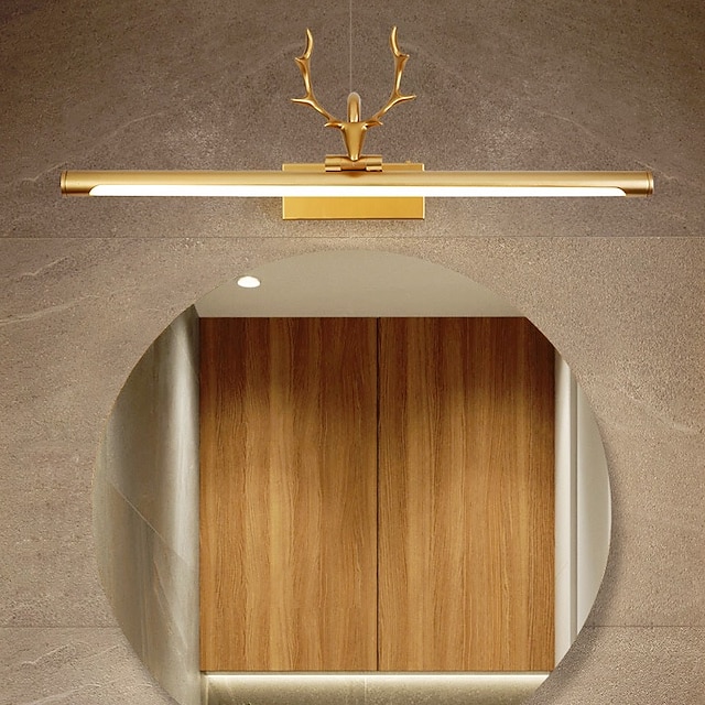  LED miroir avant lampe vanité lumière 40cm 20w applique murale pour chambre simple moderne salle de bain aluminium acrylique ip20 110-240v