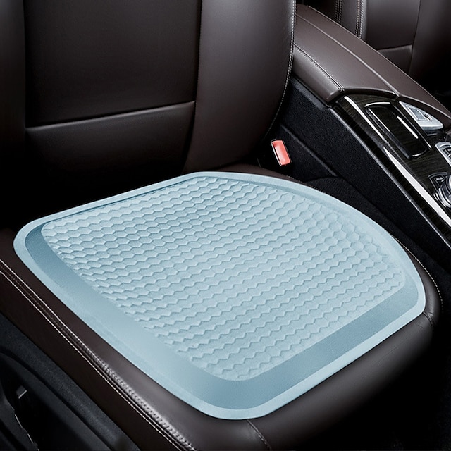  auto zitkussen hhoneycomb kussen zomer auto ventilatie koeling gel jelly pad all-season ijskussen stoelhoes auto-interieuraccessoires