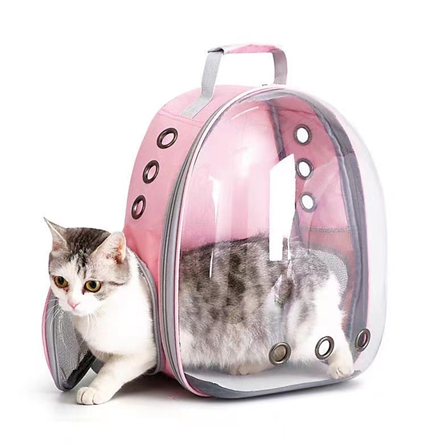  Pet Outgoing Bag Portable Spacecraft Transparent Cat Backpack Breathable Double Shoulder Cat Bag Large Capacity