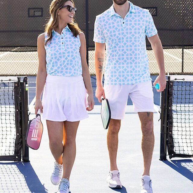 Men's Women's Matching polo Polo Shirt Golf Shirt Breathable Quick Dry