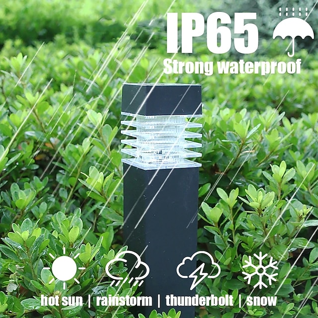 Outdoor LED Lawn Lamp IP65 Waterproof Outdoor Garden Post Bollard Light Column Lamp Aluminum