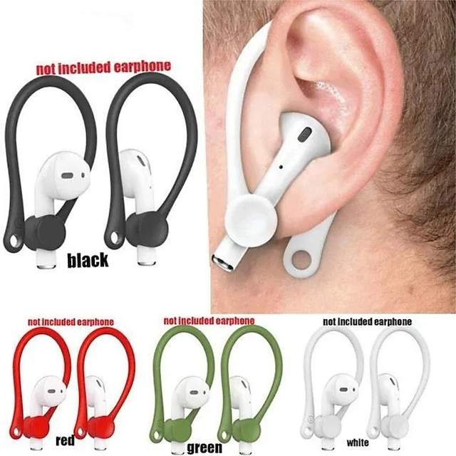  5 Pair Multicolorsilicone Earhook for AirPods Pro 2nd Generation Antilost Hooks Earphone Holder Earphone Accessories
