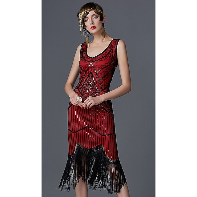 Retro Vintage Roaring 20s 1920s Flapper Dress Dress Outfits The Great ...