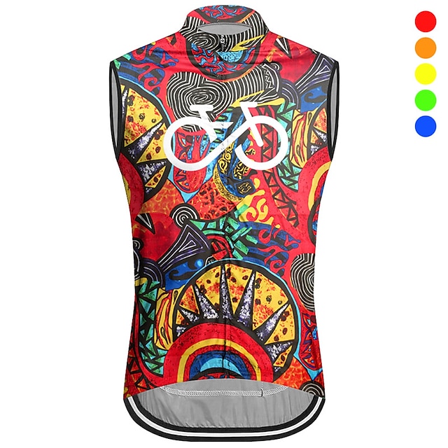  21Grams Homens Colete para Ciclismo Camisa para Ciclismo Sem Manga Moto Colete Blusas com 3 bolsos traseiros Ciclismo de Montanha Ciclismo de Estrada Respirável Secagem Rápida Pavio Humido Bolso