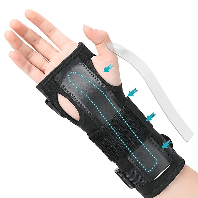  handledsskena för karpaltunnelsyndrom, justerbar kompressionsarmband för höger och vänster hand, smärtlindring för artrit, tendinit, stukningar