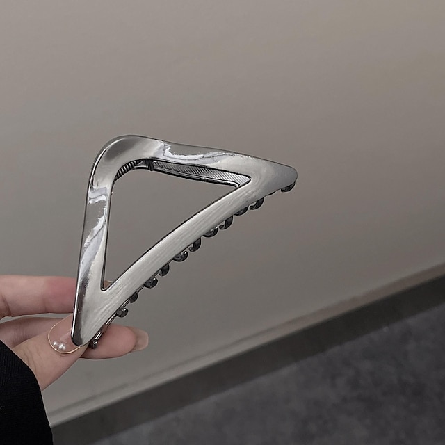  kolmio hiuskynsi klipsi ontto kolmio hiusklipsit keskimetalliset hiuskynnet naisten tytöille luistamaton vahva tartuntaklipsit hain barrette hiuskiinnikkeet hiustarvikkeet paksuille hiuksille