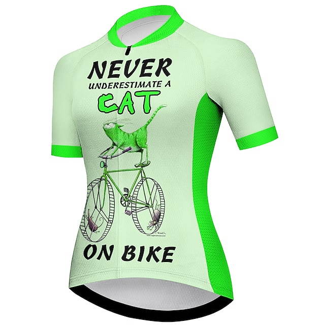 21Grams Damen Radtrikot fahrradbekleidung Fahrradtrikot Kurzarm Fahhrad Trikot Shirt mit 3 Gesäßtaschen MTB Mountain Rennrad Atmungsaktiv Schnelltrocknend Feuchtigkeitsableitung Reflexstreiffen Gelb