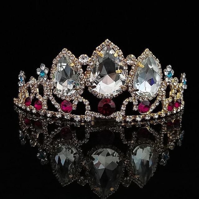  Hodeplagg Diademer Pannen Krone Retro / vintage Elegant og moderne Gotisk Royal Style Legering Til Prinsesse Svart svane Cosplay Halloween Karneval Dame Jente Kostyme smykker Motesmykker