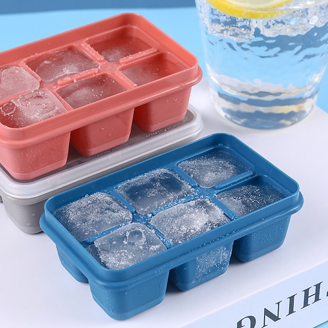  bandeja de gelo cubo de gelo caixa de gelo molde congelado ferramenta de congelamento rápido caixa de gelo de silicone desmoldagem rápida bandeja de cubos de gelo utensílios de cozinha