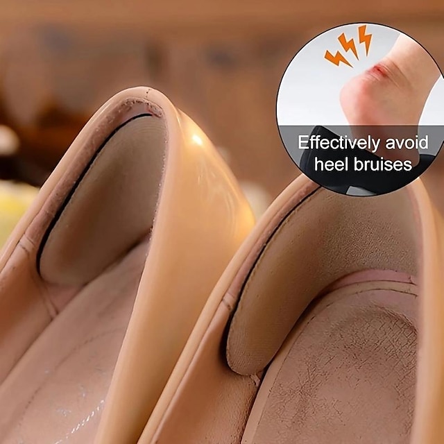  1 Pair Heel Cushions: Adjust Your Shoes Length Instantly & Reduce Heel Pain - 10cm*4cm/3.9in*1.57in