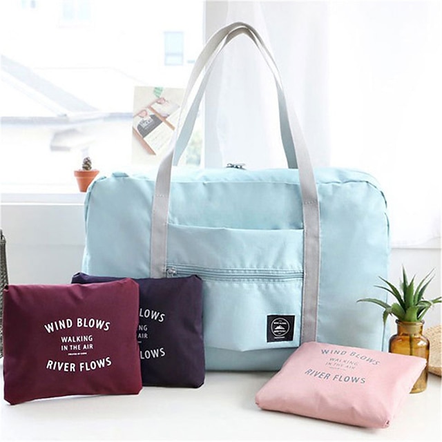  Waterproof Folding Travel Luggage Bag Large Capacity Fashion Travel Bag For Women Men Weekend Bag Handle Bag Travel Carry on Bags