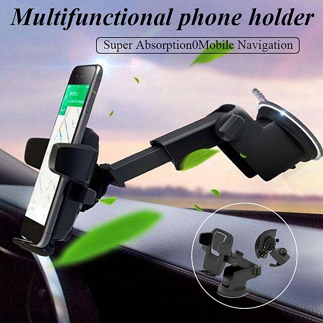 Dashboard Phone Holder Phone Mount for Car Windshield Foldable