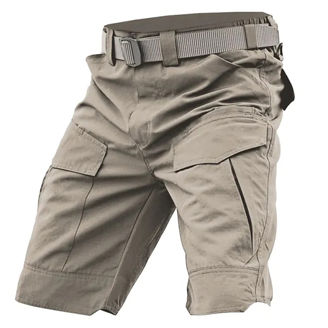  Herre Shorts med lommer Trekking-shorts Vanlig Komfort Åndbart udendørs Daglig I-byen-tøj Mode Afslappet Sort Grøn