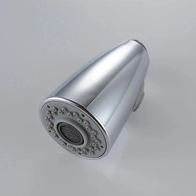 Kitchen Faucet Head Replacement Chrome, Pull Out Faucet Sprayer Head Nozzle Attachment Fittings Accessories, Aeration Spray Splash-proof Spout 8