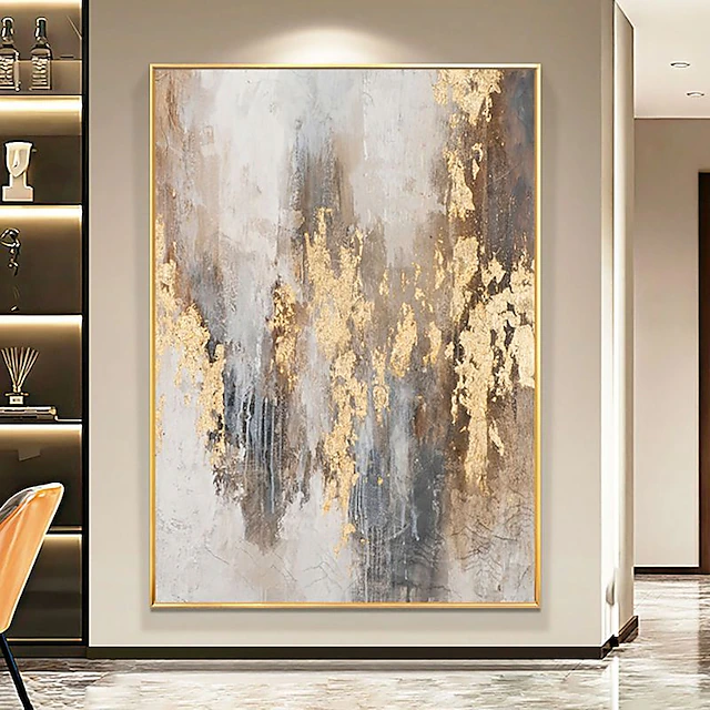 Oil Painting Hand Painted Vertical Abstract Landscape Contemporary ...