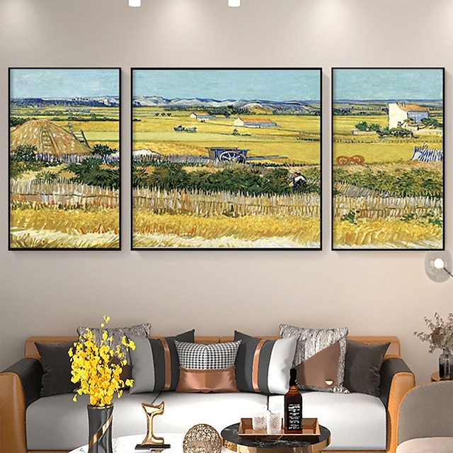  Handpainted Modern Van Gogh Famous Paintings Oil Painting on Canvas Textured Wall for Living Room Decor Famous Modern Rolled Canvas (No Frame)