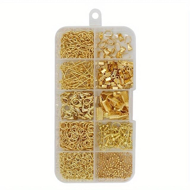 900pcs Jewelry Making Starter Kit Earrings Necklace Findings DIY Beads Plier Tools Set Jewelry