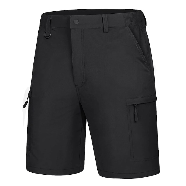  Men's Golf Shorts Dark Grey Black White Shorts Bottoms Golf Attire Clothes Outfits Wear Apparel