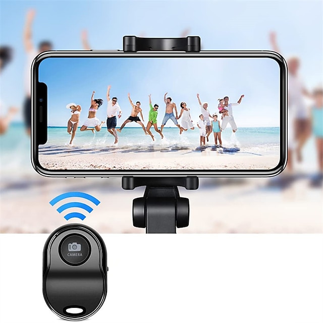  Bluetooth 5.0 Fernauslöser für iPhone & Android-Kamera, kabellose Fernbedienung, Selfie-Taste für iPad, iPod-Tablet, HD-Selfie-Clicker für Fotos & Videos