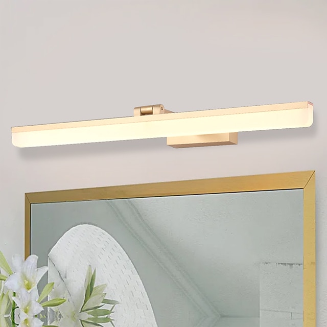  vanity light led mirror front lamp impermeable ip20 led luces de baño sobre espejo accesorios de iluminación de pared para baño dormitorio sala de estar gabinete 110-240v
